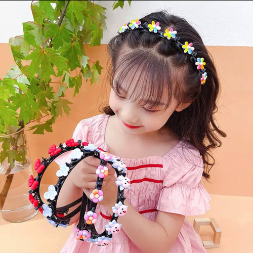 تل مو دخترانه مدل تقسیم مو (کلیپسی ) پیکسل دار
