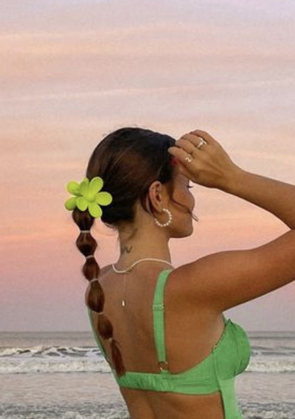 کلیپس گل بابونه شمعی مات با کیفیت و وارداتی