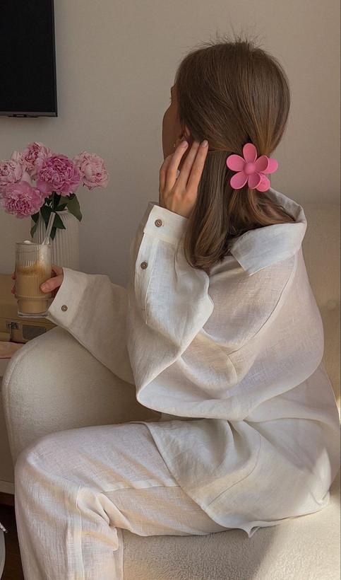 کلیپس گل بابونه شمعی مات با کیفیت و وارداتی