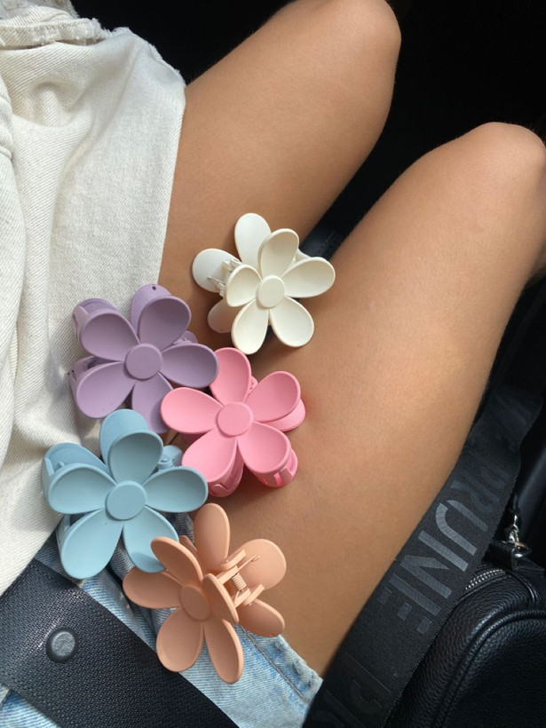 کلیپس گل بابونه شمعی مات با کیفیت و وارداتی