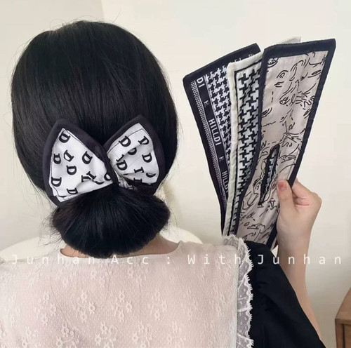 باندفر مو پارچه ای طرح دار