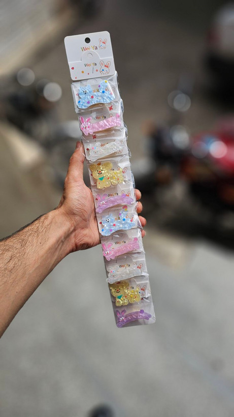 گیره مو دخترانه پینترستی طرح حیوانات رزینی _ گالری مروارید