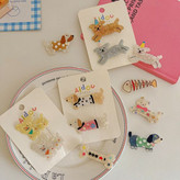 گیره مو دخترانه پینترستی طرح حیوانات رزینی _گالری مروارید