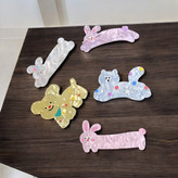 گیره مو دخترانه پینترستی طرح حیوانات رزینی _ گالری مروارید