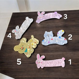 گیره مو دخترانه پینترستی طرح حیوانات رزینی _ گالری مروارید