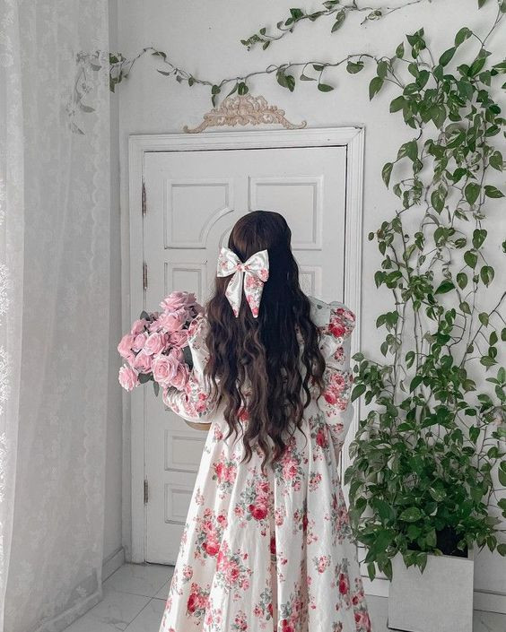 گیره مو پاپیون ساتن فرانسوی و طرح دار بسیار خاص