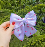 گیره مو پاپیون ساتن فرانسوی و طرح دار بسیار خاص