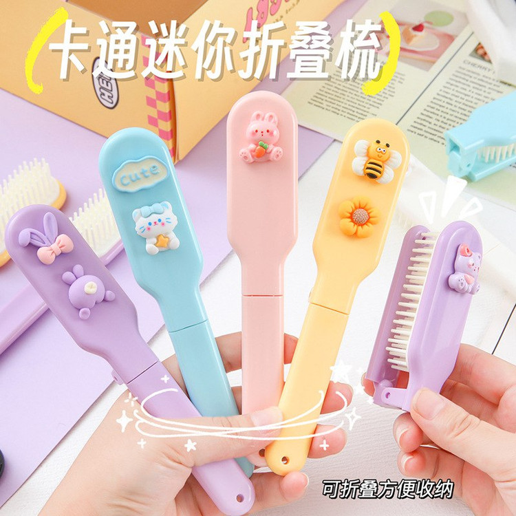 شانه تاشو دستی و مسافرتی بسیار خاص و فانتزی