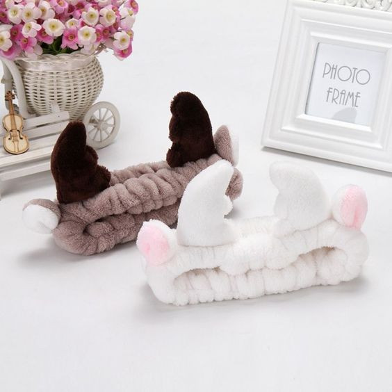 هدبند پولیشی میکاپ طرح شاخ گوزن ترند