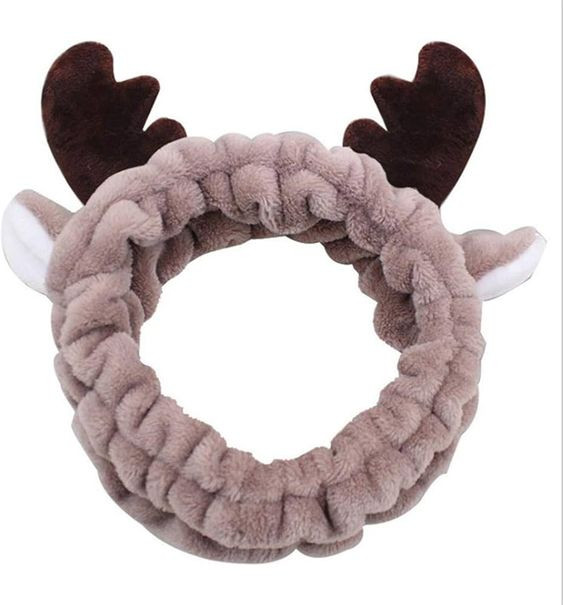 هدبند پولیشی میکاپ طرح شاخ گوزن ترند