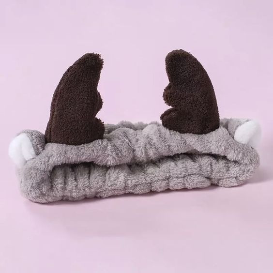 هدبند پولیشی میکاپ طرح شاخ گوزن ترند