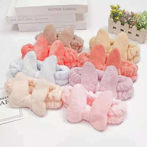 هدبند پولیشی میکاپ طرح پاپیون ترند پینترست