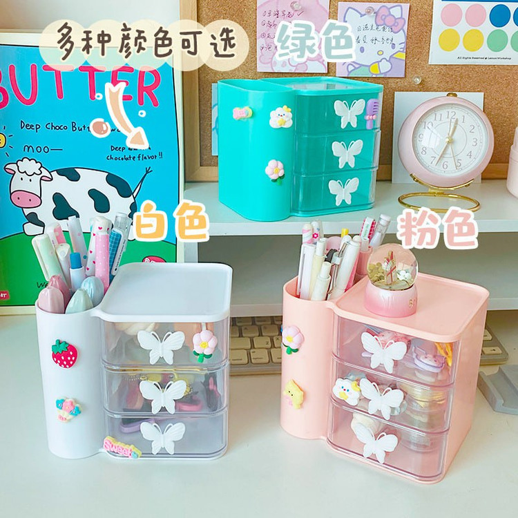 نظم دهنده ،جاقلمی و ارگانایزر رومیزی کشودار فانتزی