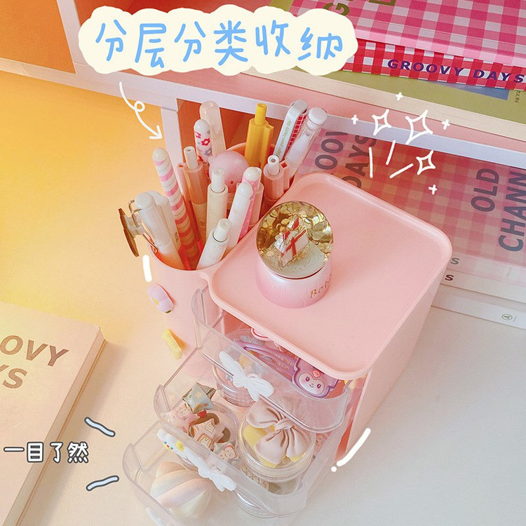 نظم دهنده ،جاقلمی و ارگانایزر رومیزی کشودار فانتزی