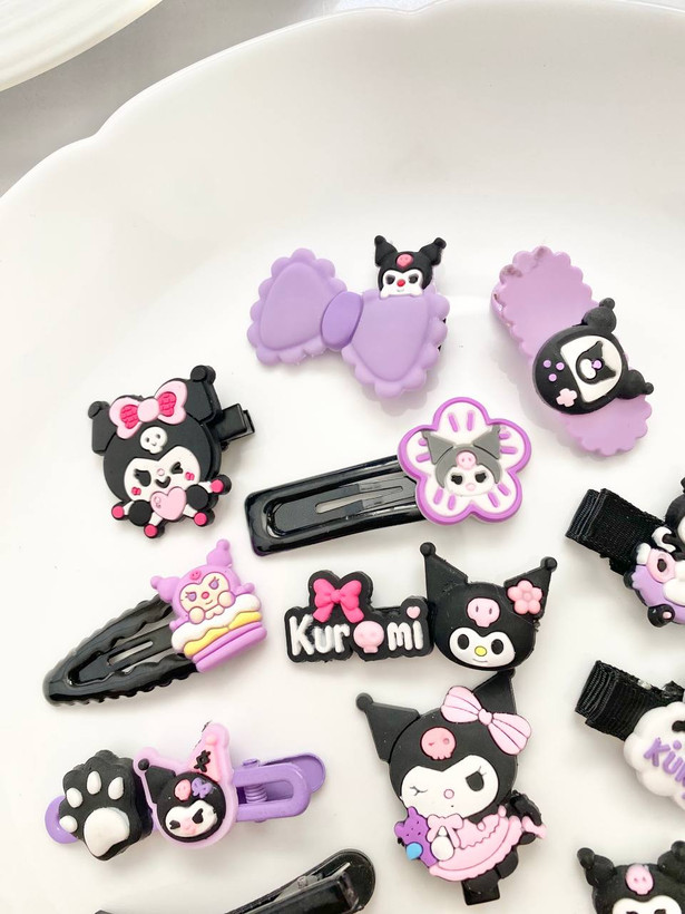 پک گیره مو ۱۴ عددی طرح کرومی