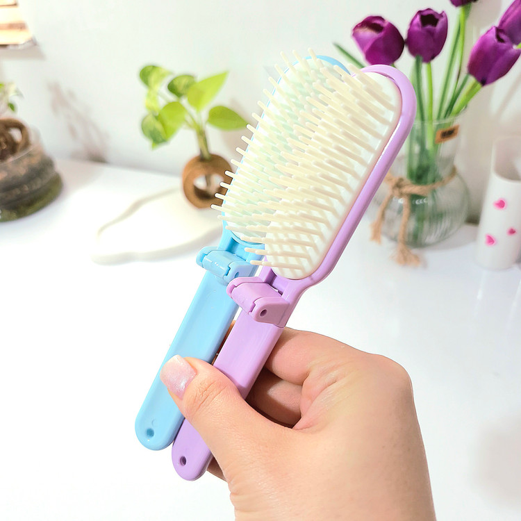 شانه تاشو دستی و مسافرتی بسیار خاص و فانتزی