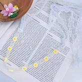 تل مو هدبندی کریستالی طرح گل دنباله دار