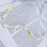 تل مو هدبندی کریستالی طرح گل دنباله دار