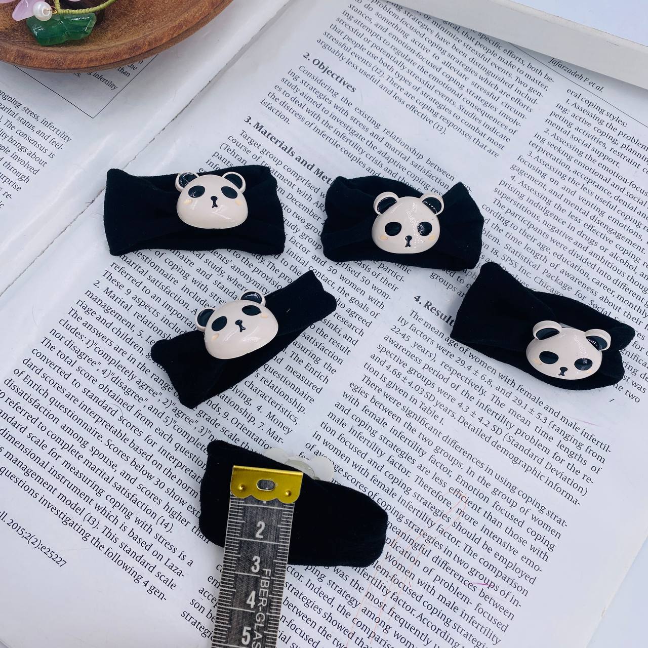 کش مو پارچه ای ضد موخوره طرح پاندا