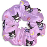 کش مو اسکرانچی ساتن طرح کرومی