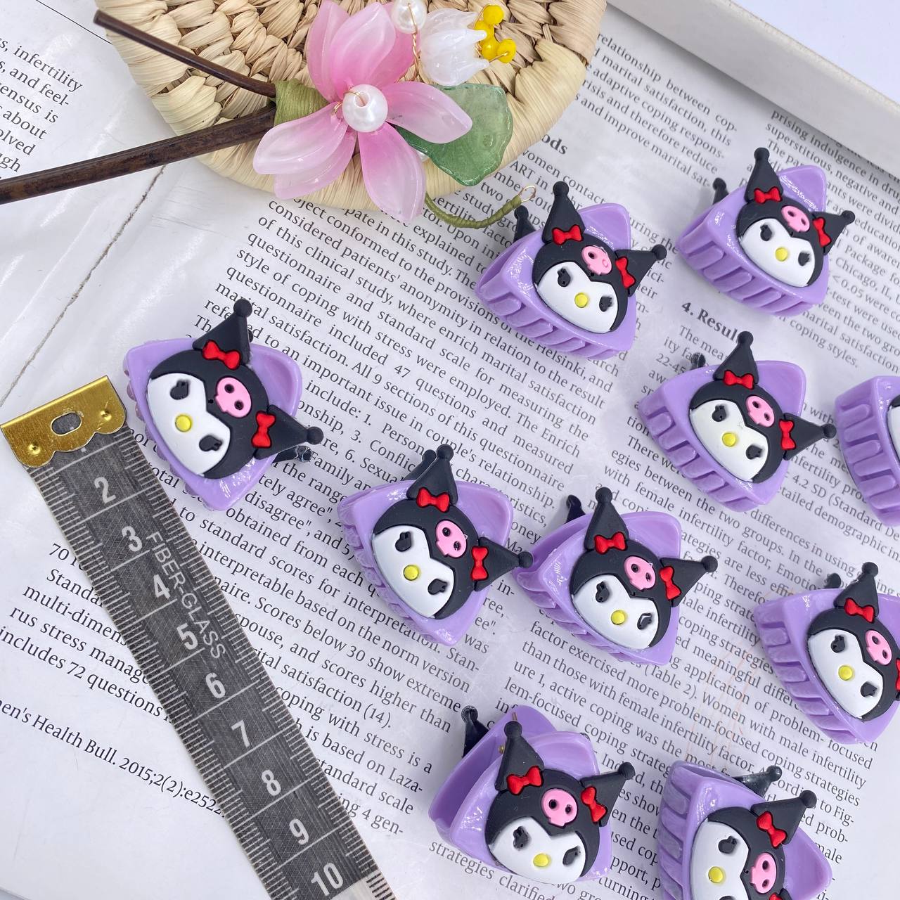 مینی کلیپس مثلثی طرح کرومی