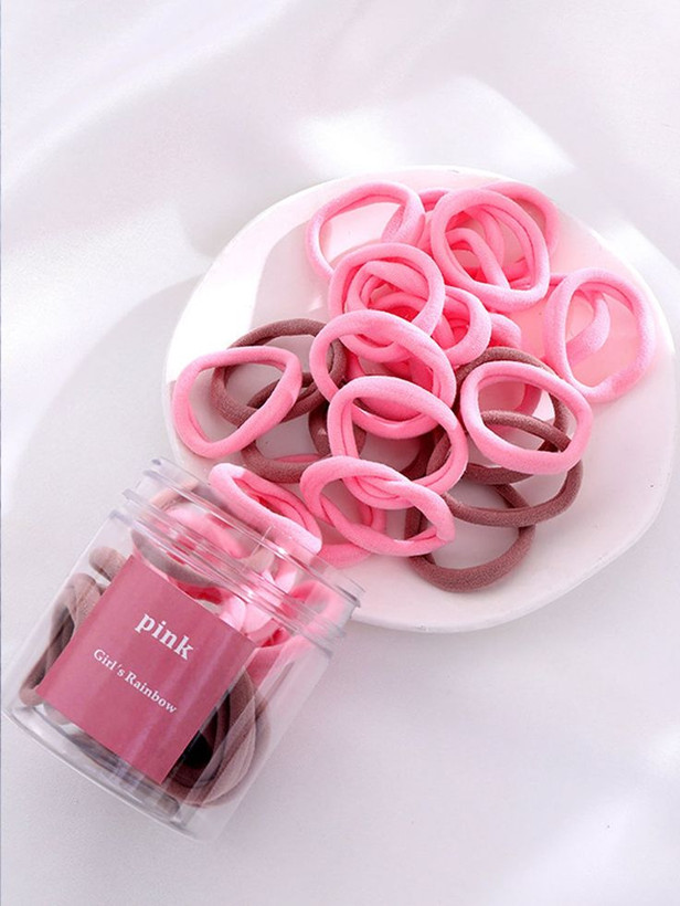 کش موی حوله ای سایز بزرگ قوطی 50 عددی