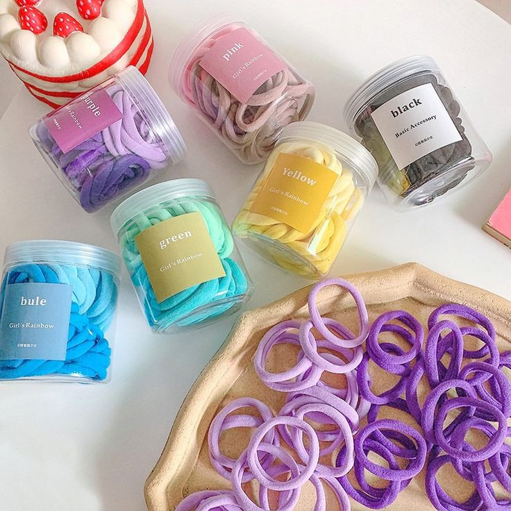 کش موی حوله ای سایز بزرگ قوطی 50 عددی