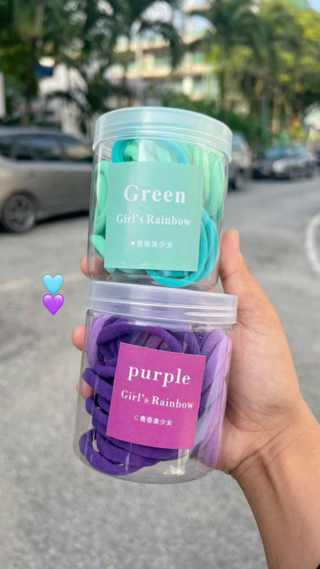 کش موی حوله ای سایز بزرگ قوطی 50 عددی