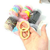 کش موی حوله ای سایز بزرگ قوطی 50 عددی