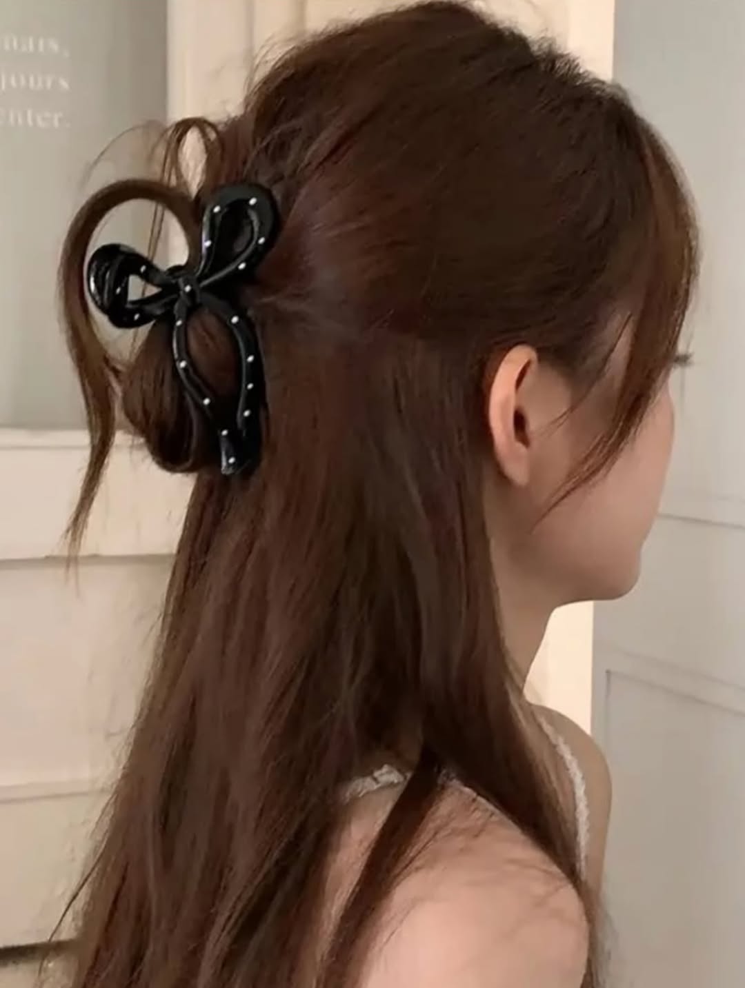 کلیپس مو پاپیونی خالخالی ترند پینترستی