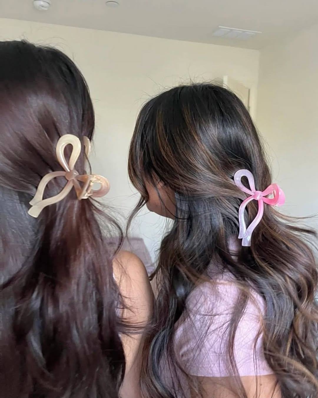 کلیپس مو پاپیونی طرح دو رنگ ترند پینترستی