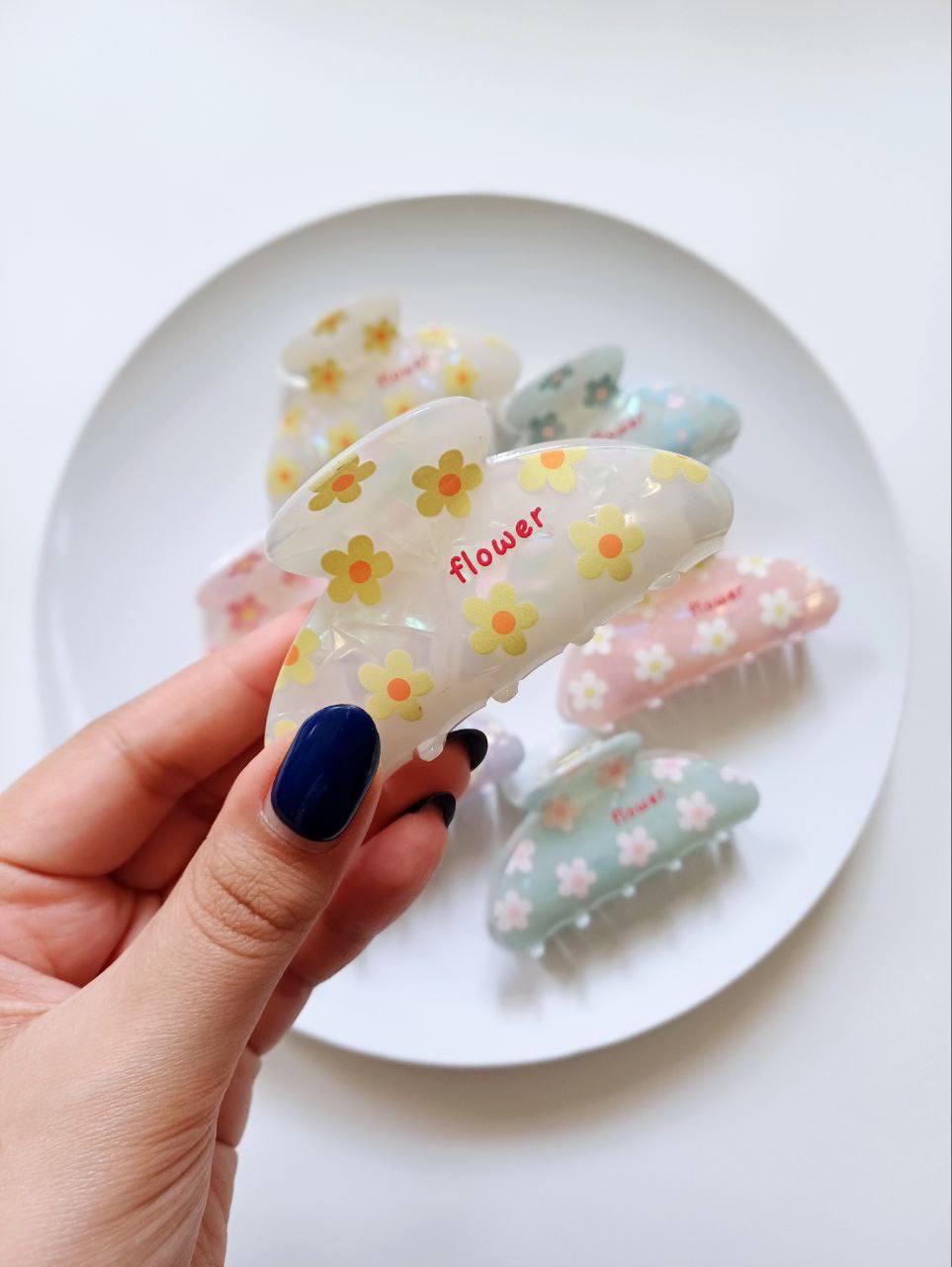 کلیپس مو الماسی طرح گل بابونه ترند پینترستی