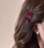 گیره مو انبری پاپیون مینی مخملی وارداتی گیره مو انبری پاپیون مینی مخملی وارداتی