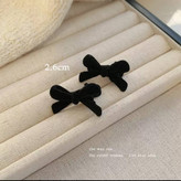 گیره مو انبری پاپیون مینی مخملی وارداتی