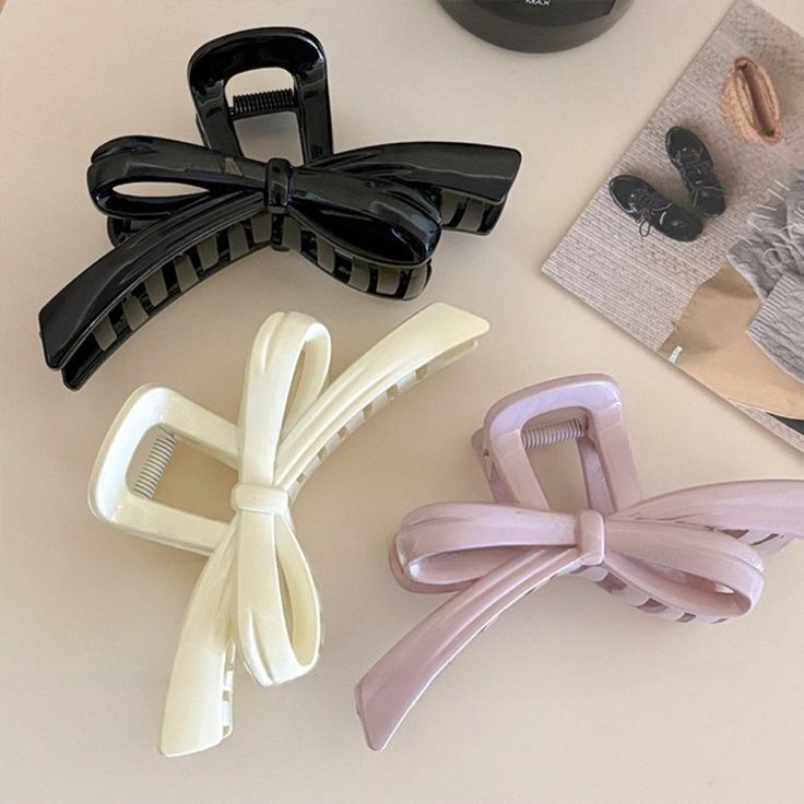 کلیپس مو طرح پاپیون سایز بزرگ وارداتی