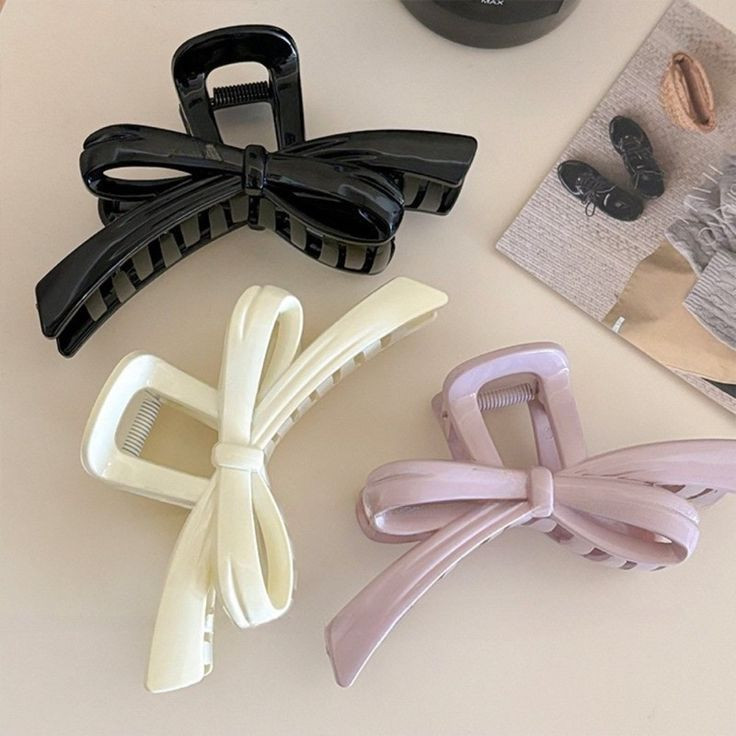 کلیپس مو طرح پاپیون سایز بزرگ وارداتی