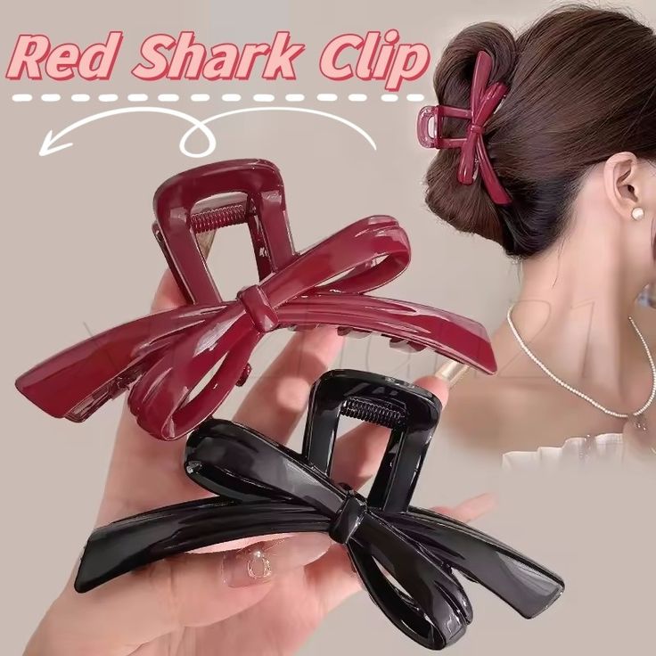 کلیپس مو طرح پاپیون سایز بزرگ وارداتی