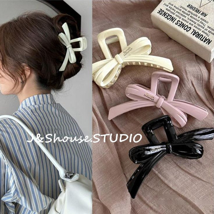 کلیپس مو طرح پاپیون سایز بزرگ وارداتی