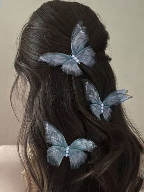 گیره مو پروانه حریر فنری و متحرک وارداتی