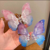 گیره مو پروانه حریر فنری و متحرک وارداتی