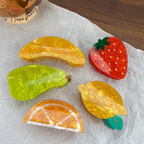 کلیپس مو طرح میوه ترند پینترستی برند بوفینی