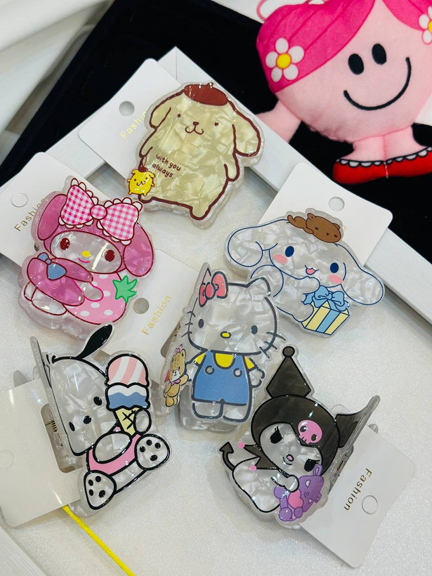 کلیپس مو دخترانه طرح کرومی و سانریو برند بوفینی