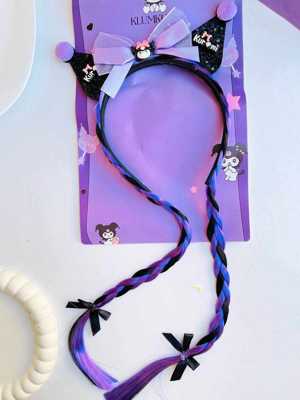 تل مو کرومی با آویز بافت مو بسیار خاص و ترند