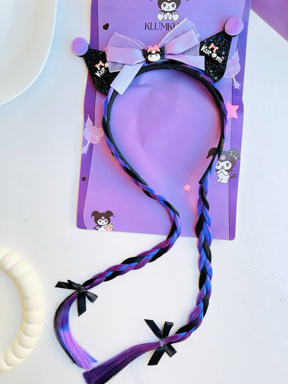 تل مو کرومی با آویز بافت مو بسیار خاص و ترند