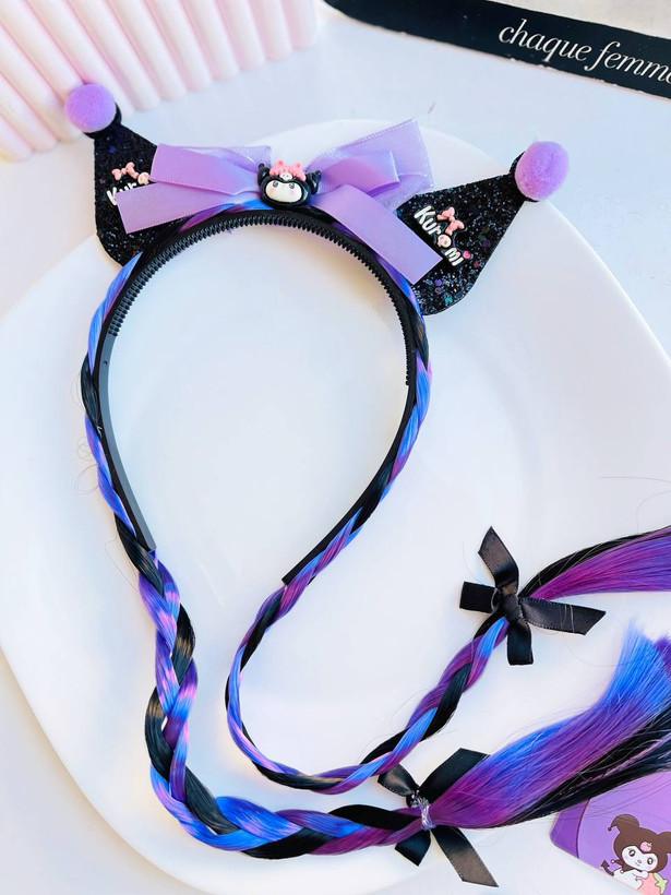 تل مو کرومی با آویز بافت مو بسیار خاص و ترند