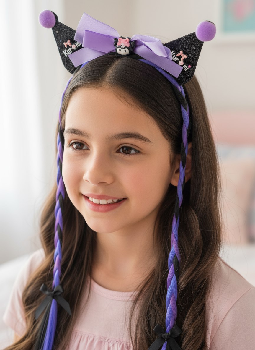 تل مو کرومی با آویز بافت مو بسیار خاص و ترند