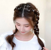 گیره مو آویز مرواریدی استیل و رنگ ثابت