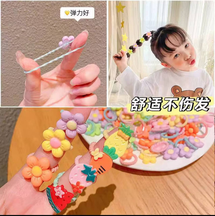 کش مو لیزری طرح گل پک 10 عددی کیف دار