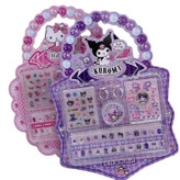 پک هدیه ناخن مصنوعی، سوهان ناخن، برچسب و نگین کرومی