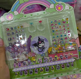 پک هدیه ناخن مصنوعی، سوهان ناخن، برچسب و نگین کرومی